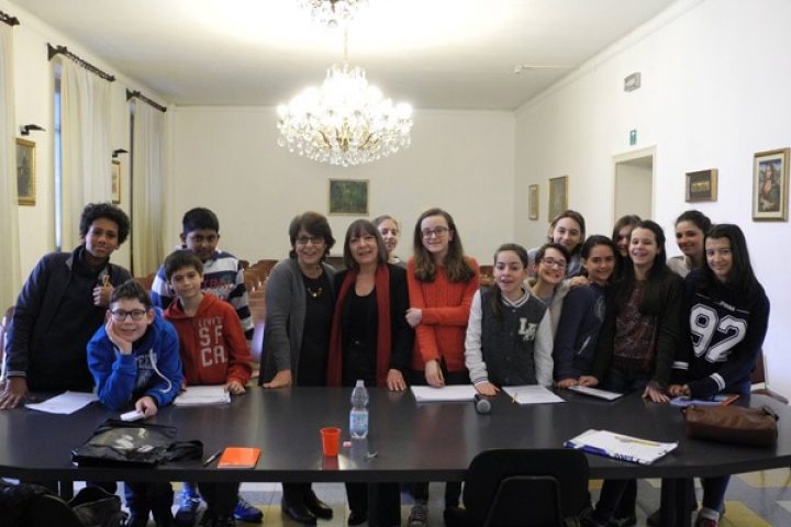 Incontro con gli studenti, Ist. Madre Cabrini, Milano - Mar 2015